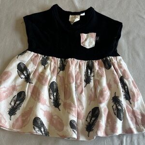 VonBon - Black and Pink Baby Dress
